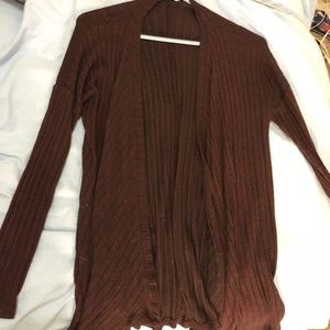 Maroon cardigan